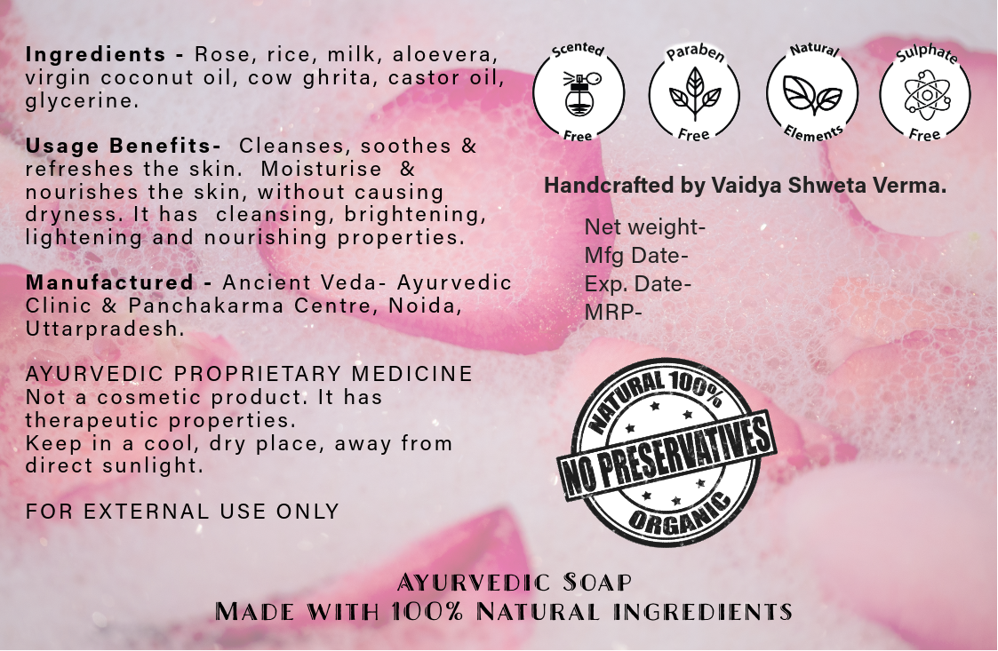 Rose & Rice Baby Soap