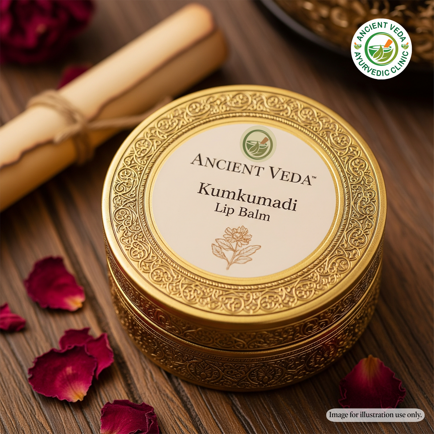 Kumkum Chandan Lip Balm
